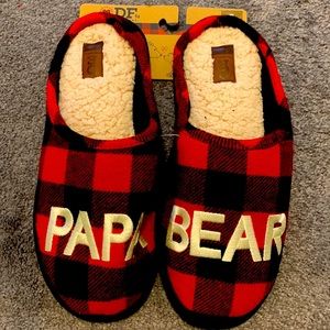 Papa bear slippers